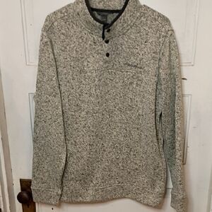 Eddie Bauer Men's Cream Crewneck Sweater